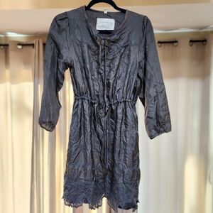 Vintage Johnny Was 100% Silk Embroidered Dress